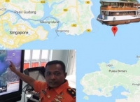 木质客船新加坡海峡沉没 100人失踪