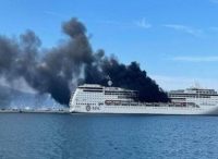 地中海邮轮“MSC Lirica”号突发大火无人伤亡