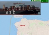地中海航运一艘超大箱船约40箱子落海